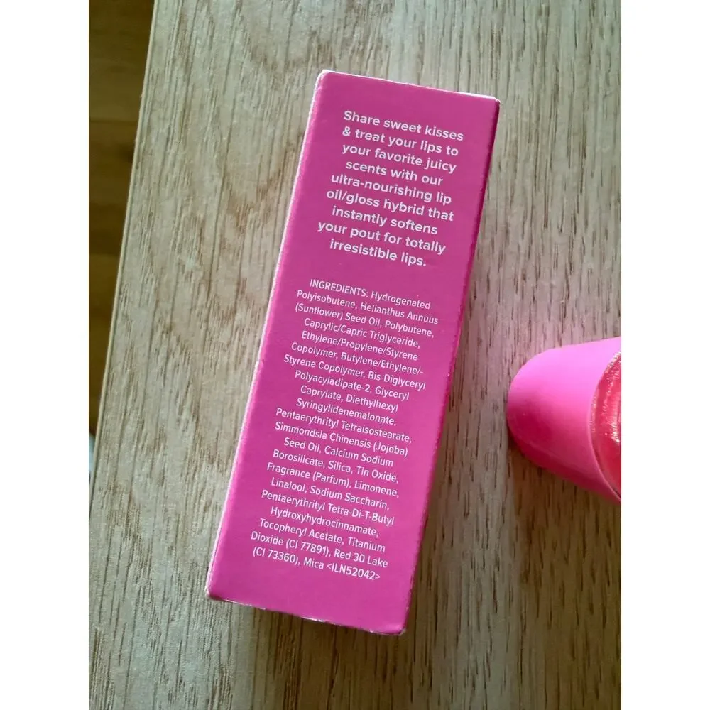 $22 New Too Faced Kissing Jelly Gloss Bubblegum Juicy Lip Oil Gloss Hybrid 4.5ml